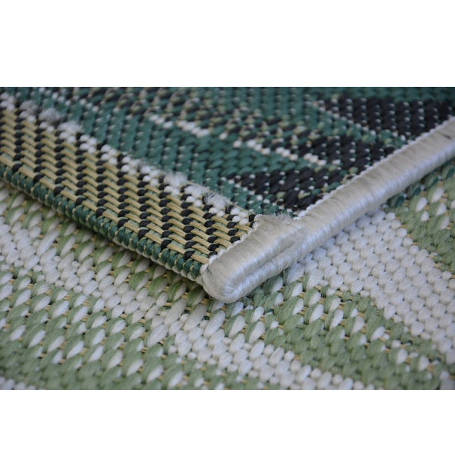 Koberec COLOR 19435/062 Listy zelený JUNGLE