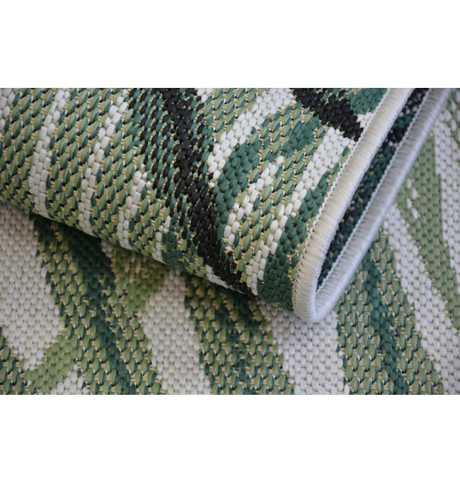 Koberec COLOR 19435/062 Listy zelený JUNGLE