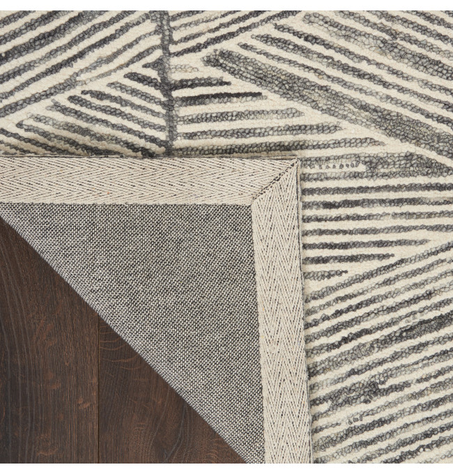 Koberec COLORADO - šedý/bílý