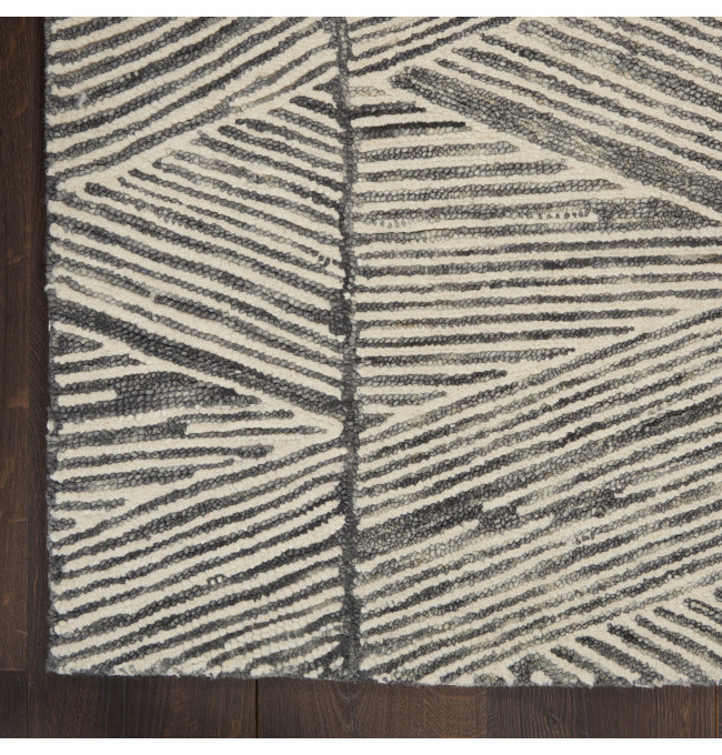 Koberec COLORADO - šedý/bílý