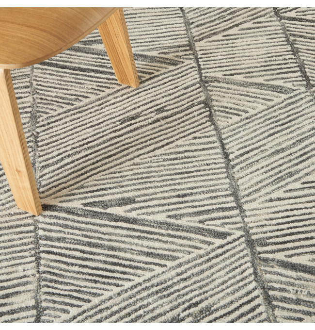 Koberec COLORADO - šedý/bílý