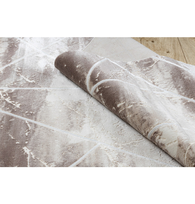 Koberec CORE 1818 Geometrický - sloní kost / bílý