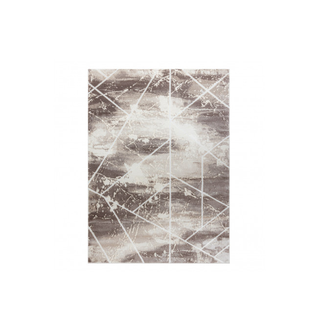 Koberec CORE 1818 Geometrický - sloní kost / bílý