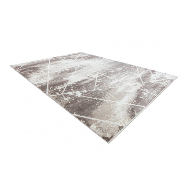 Koberec CORE 1818 Geometrický - sloní kost / bílý