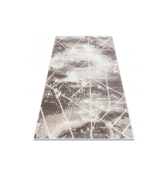 Koberec CORE 1818 Geometrický - sloní kost / bílý