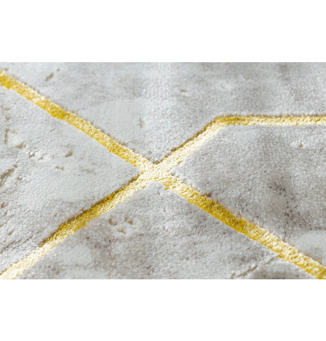 Koberec CORE 1818 Geometrický - sloní kost / zlatý