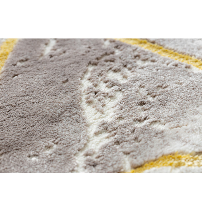 Koberec CORE 1818 Geometrický - sloní kost / zlatý