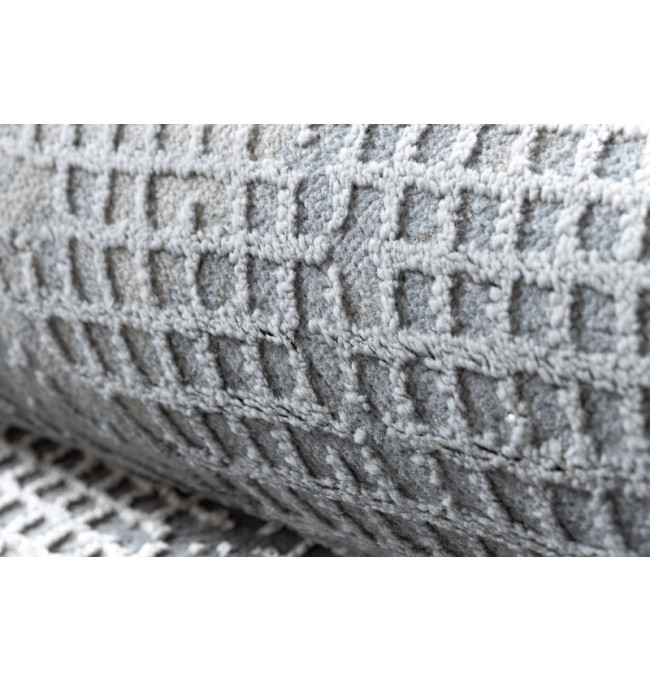 Koberec CORE A004 Ramka - černý / světle šedý