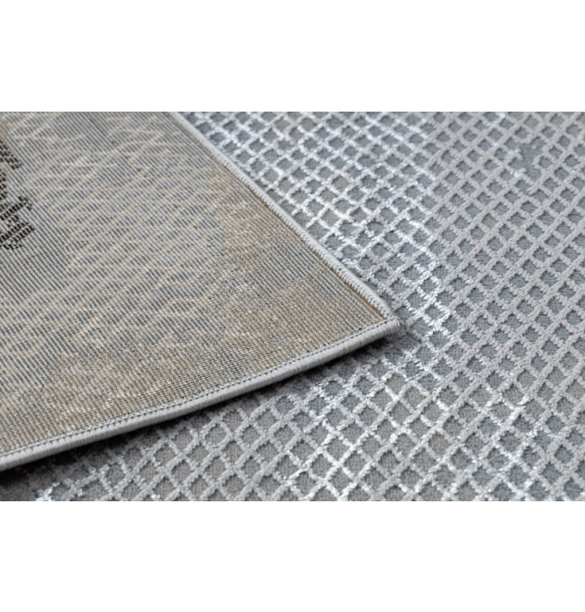 Koberec CORE A004 Ramka - černý / světle šedý