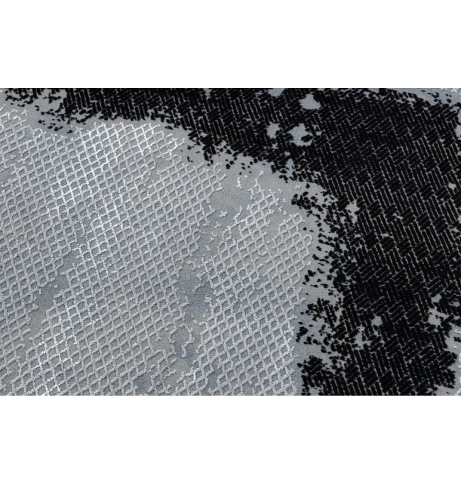 Koberec CORE A004 Ramka - černý / světle šedý