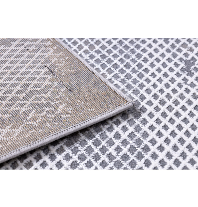 Koberec CORE A004 Ramka - modrý / šedý