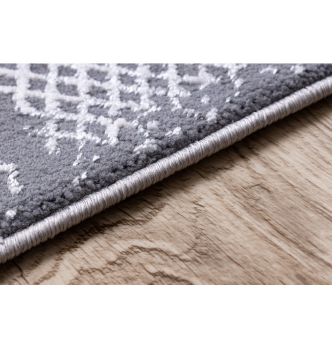 Koberec CORE A004 Ramka - modrý / šedý