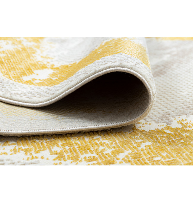 Koberec CORE A004 Ramka - sloní kost / zlatý