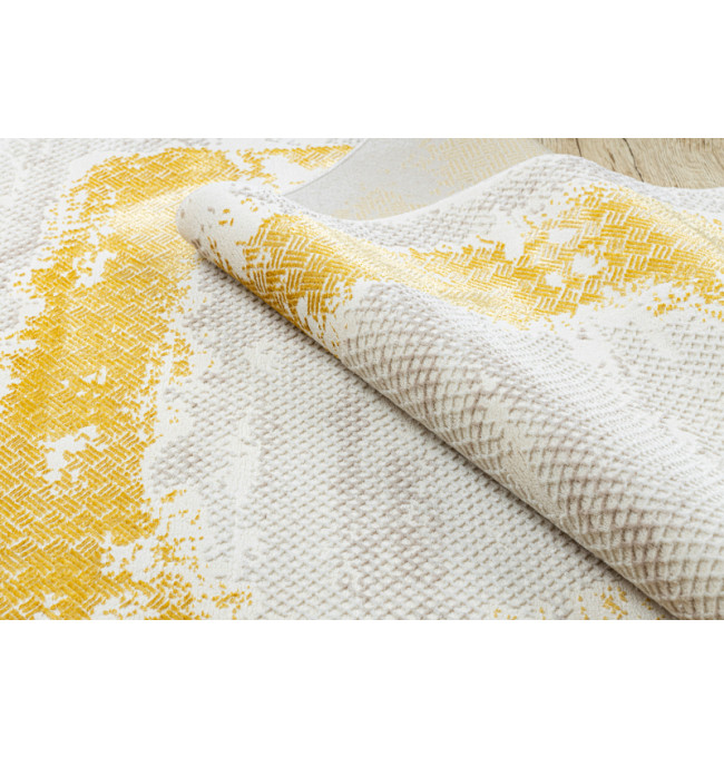 Koberec CORE A004 Ramka - sloní kost / zlatý