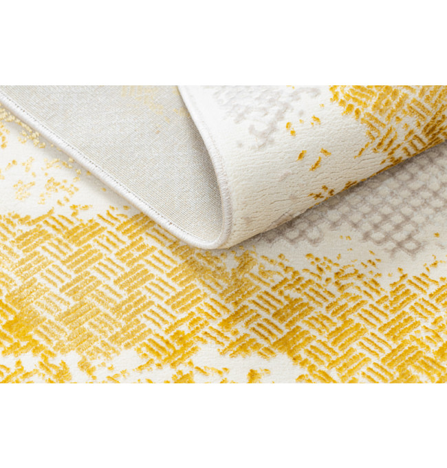 Koberec CORE A004 Ramka - sloní kost / zlatý