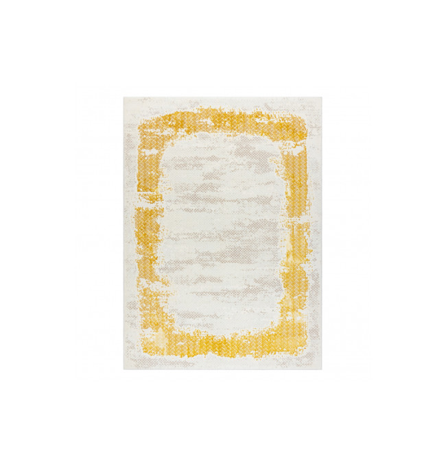Koberec CORE A004 Ramka - sloní kost / zlatý
