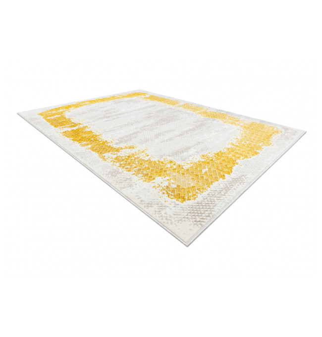 Koberec CORE A004 Ramka - sloní kost / zlatý