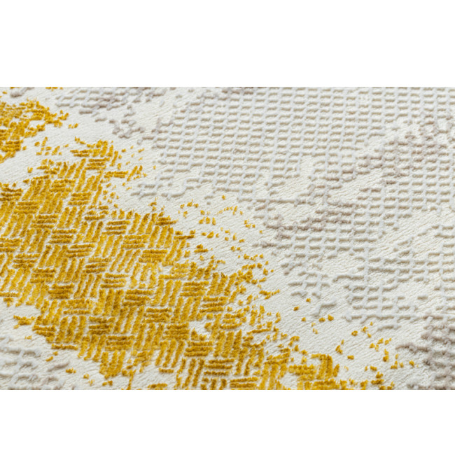 Koberec CORE A004 Ramka - sloní kost / zlatý