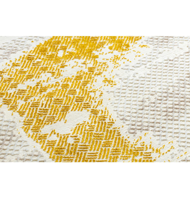 Koberec CORE A004 Ramka - sloní kost / zlatý