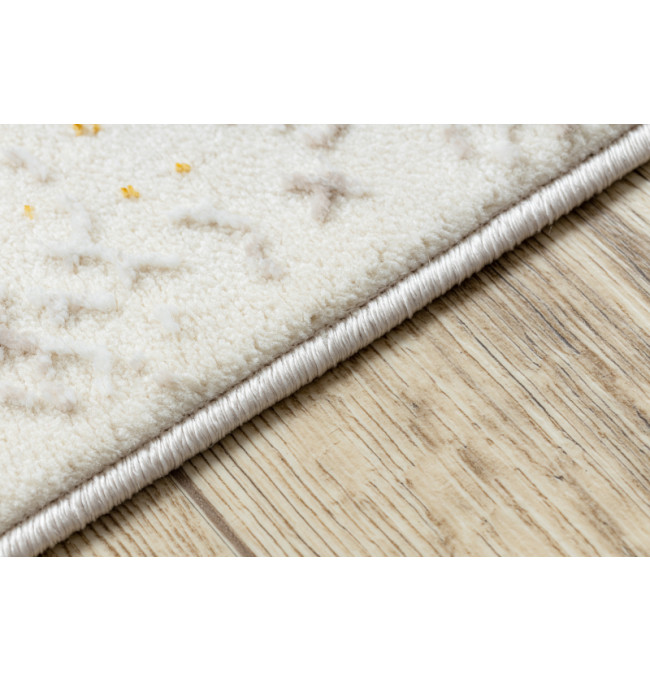 Koberec CORE A004 Ramka - sloní kost / zlatý