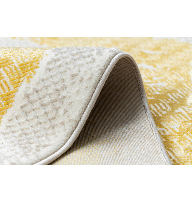 Koberec CORE A004 Ramka - sloní kost / zlatý