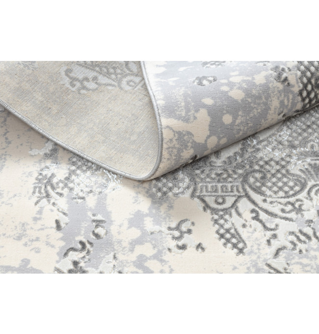 Koberec CORE W3824 Ornament Vintage - krém / šedý
