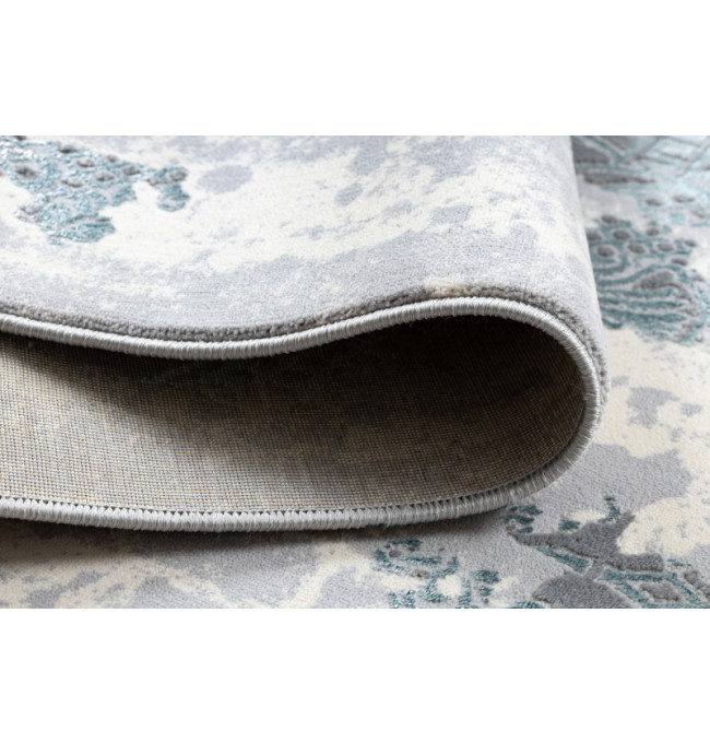 Koberec CORE W3824 Ornament Vintage - světlomodrý / krém / šedý