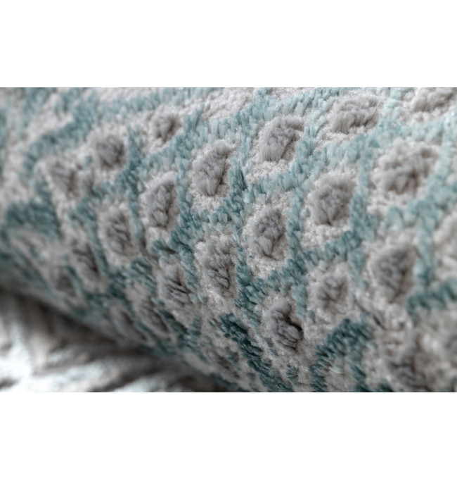 Koberec CORE W3824 Ornament Vintage - světlomodrý / krém / šedý