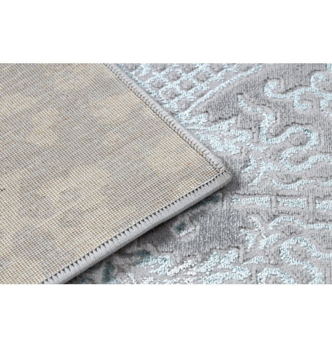 Koberec CORE W3824 Ornament Vintage - světlomodrý / krém / šedý