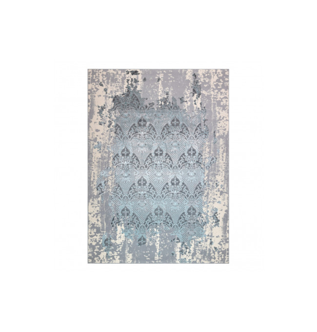 Koberec CORE W3824 Ornament Vintage - světlomodrý / krém / šedý