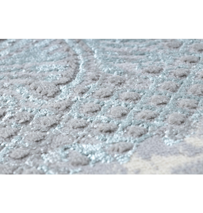 Koberec CORE W3824 Ornament Vintage - světlomodrý / krém / šedý