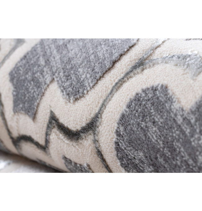 Koberec CORE W6764 Koniczyna marokánska Trellis - šedý / krém