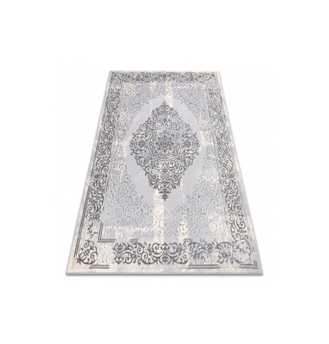 Koberec CORE W7161 Rozeta Vintage - šedý