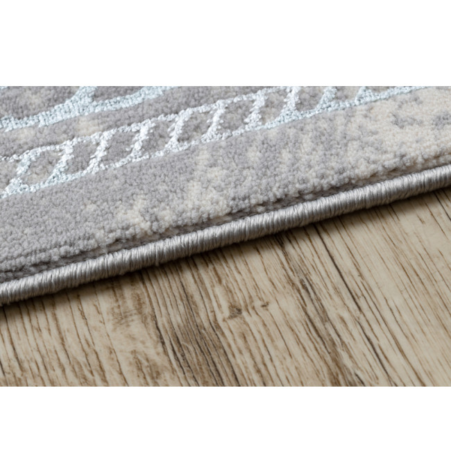 Koberec CORE W7161 Rozeta Vintage - světlomodrý / krém / šedý