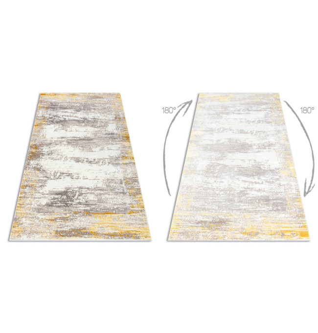 Koberec CORE W9775 Ramka - sloní kost / béžový