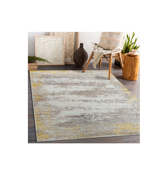 Koberec CORE W9775 Ramka - sloní kost / béžový