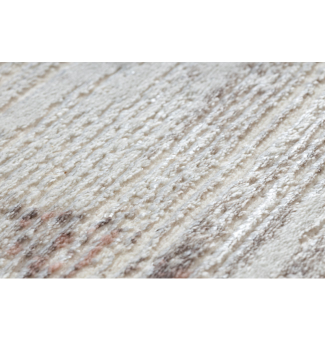 Koberec CORE W9775 Ramka - světlý béž / růžový