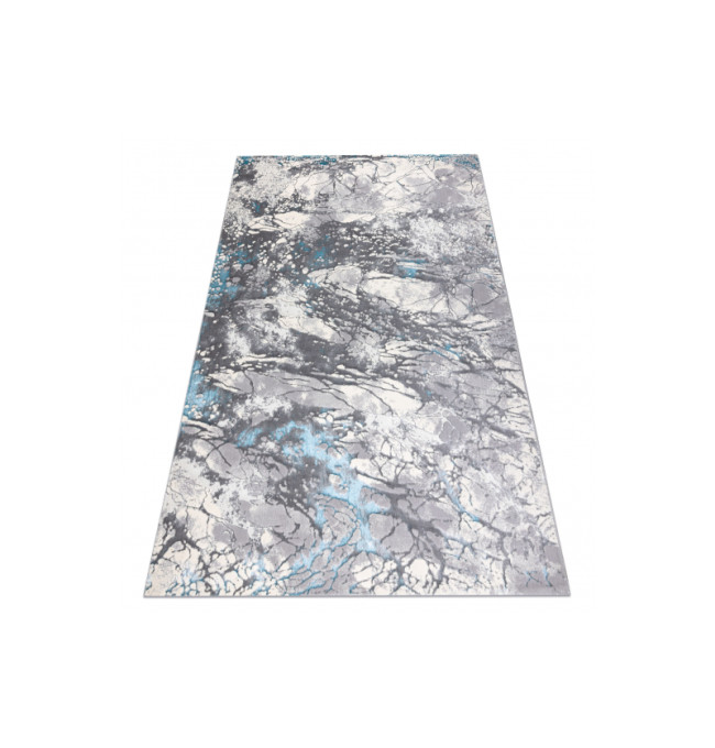 Koberec CORE W9789 Abstrakcia - šedý / modrý