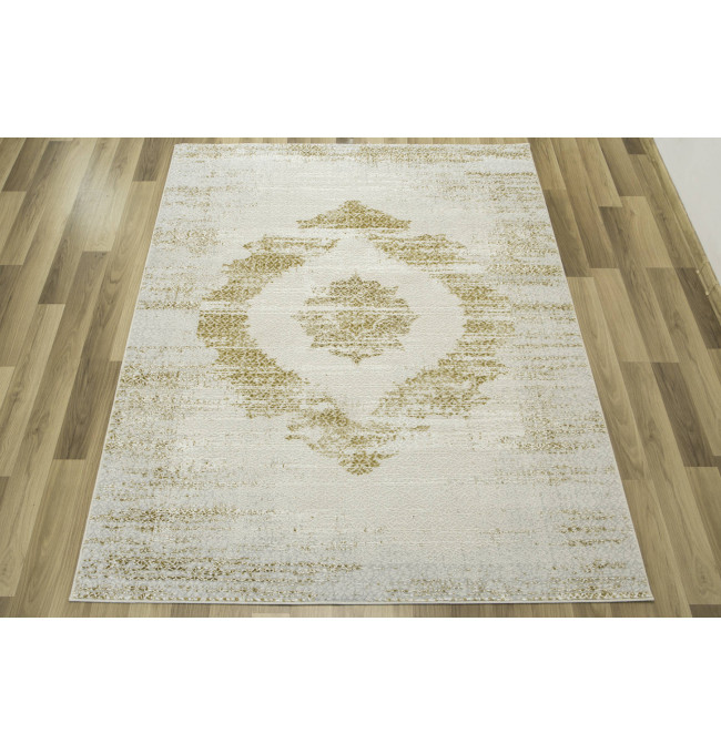 Koberec DAVINCI 2983A Z98-25 Ornament žlutý / béžový