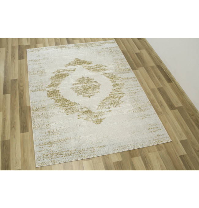 Koberec DAVINCI 2983A Z98-25 Ornament žlutý / béžový