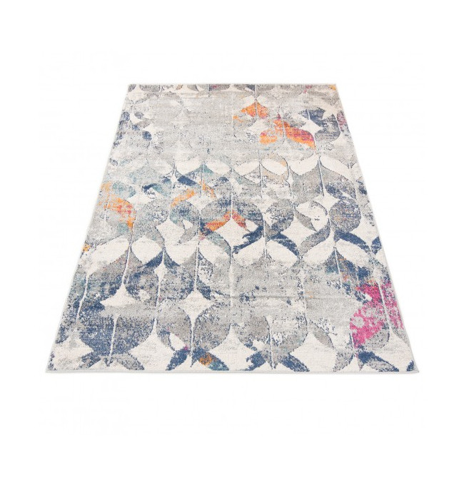 Koberec DENVER A021A FAA - šedý, bílý