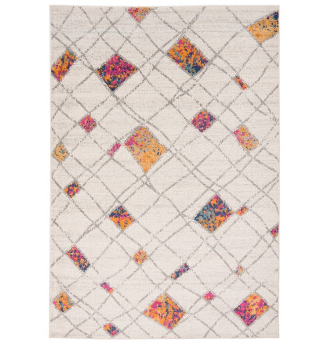 Koberec DENVER A892A FAA - bílý, oranžový