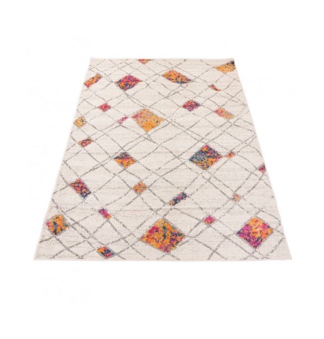 Koberec DENVER A892A FAA - bílý, oranžový