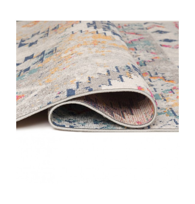 Koberec DENVER G003A FAA - bílý, tmavomodrý