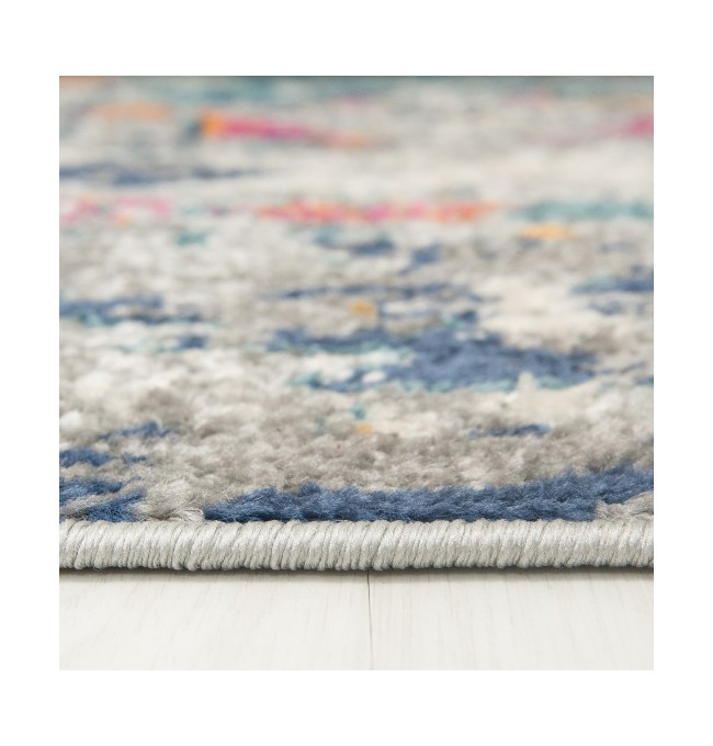 Koberec DENVER G003A FAA - bílý, tmavomodrý