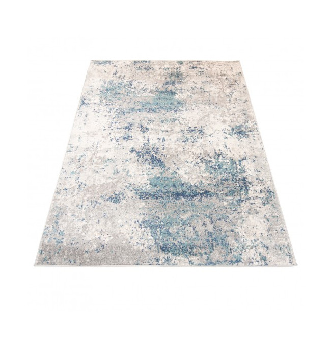 Koberec DENVER G029A FAA - bílý, tmavomodrý