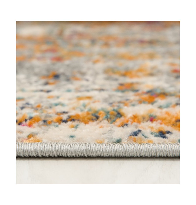 Koberec DENVER G029D FAA - bílý, tmavomodrý