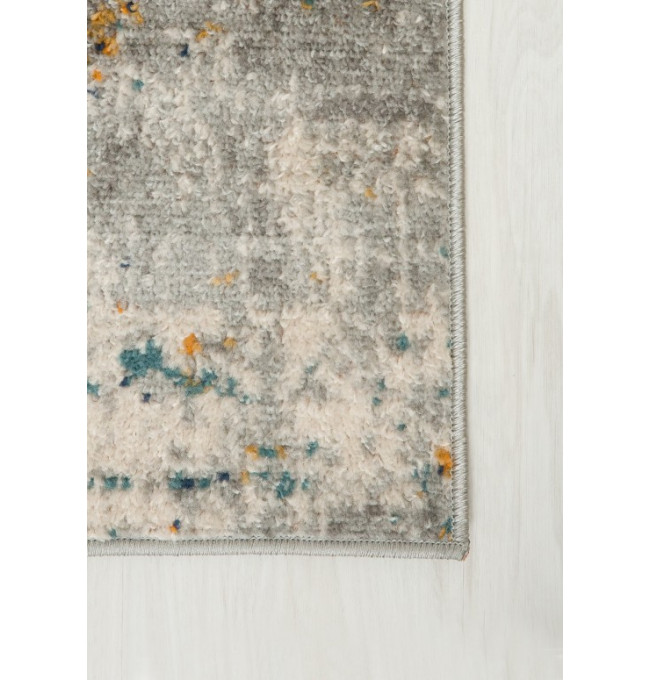 Koberec DENVER G029D FAA - bílý, tmavomodrý