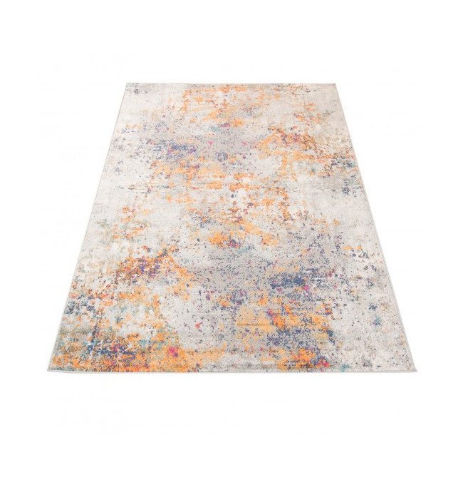 Koberec DENVER G029D FAA - bílý, tmavomodrý