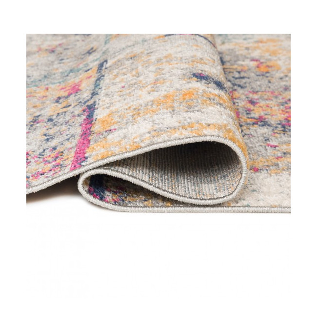 Koberec DENVER G038A FAA - bílý, tmavomodrý